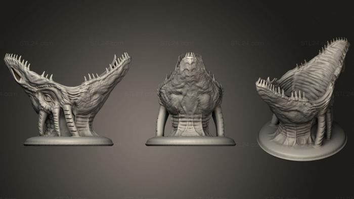Figurines heroes, monsters and demons (Smaug, STKM_3487) 3D models for cnc